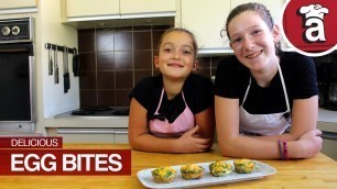 'Delicious Egg Bits | School Lunch Ideas on Cooking with Abbey'