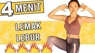 'CUMA 4 MENIT LEMAK TUBUH MENYUSUT (TANPA ALAT TANPA GYM)- TABATA WORKOUT'