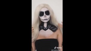 'Jack Skellington Halloween Makeup'