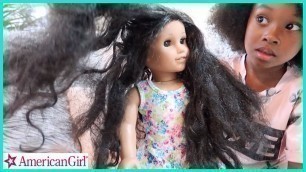 Fixing Sekora's American Girl Dolls Hair