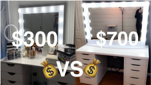 'DIY cheap Ikea and Impressions vanity dupe (save over $300) | NAHARASWORLD'