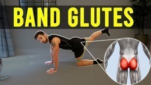 'RESISTANCE BAND GLUTE WORKOUT! Build Your Glutes! Follow Along 12 Minutes...'