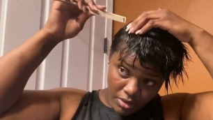 'How to apply weave to a short cut'