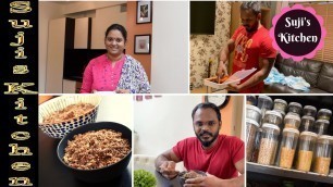 'புது வீட்டில் வேலைகள்|| Organising our New Home|| Full day vlog|| Yummy Puttu & Simple Lunch recipes'