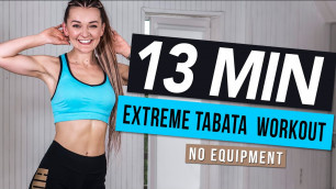 '13 MIN EXTREME TABATA WORKOUT | Monika Kolakowska'