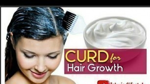 'How to use Curd for Reducing Hair loss | Hair Care Tips'