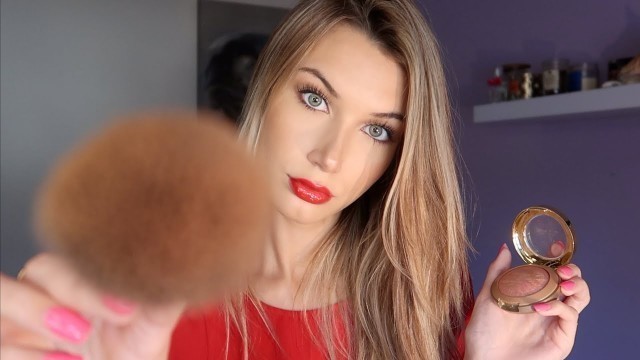 'ASMR Older Sister Does Your Prom Makeup Role Play'