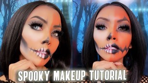 'Spooky Halloween Jack-O\'-Skeleton Makeup Tutorial | Liane V'