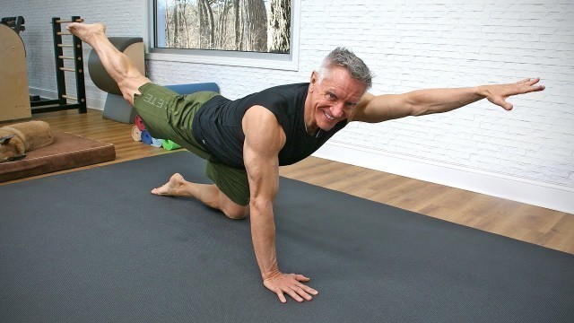 'Pilates Mat Workout - No Equipment Needed'
