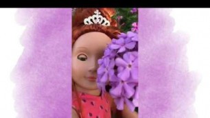 Princess Hairstyle for American girl dolls! How to, tutorial, care, and Bonus! Maddie TV!