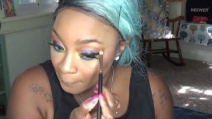 'Foiled, Glitter, Metallic Everything||Makeup Tutorial!'