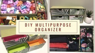 'DIY multipurpose organiser | clothes organizer | Toys organizer | desk organizer | makeup organizer'