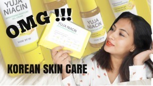 'KOREAN SKIN CARE REVIEW  | GIVEAWAY 2020| YUJA NIACIN 30 DAYS BRIGHTENING STARTER KIT'