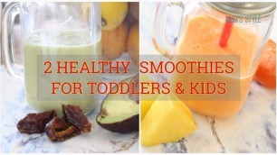 'Smoothies For 1 Year + || Healthy Drinks For Toddlers And Kids ||Smoothies Recipe Part-2'