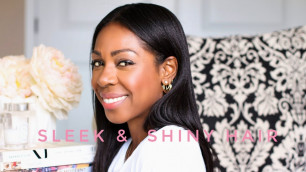 'How To Get Sleek, Shiny Relaxed Hair | Style Domination by Dominique Baker'