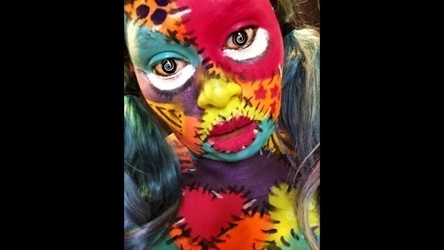 'KEYSOWEEN| Day 7: Creepy Stitched Doll Makeup'