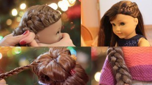 American Girl Doll Holiday Hairstyles! ❄ 2016