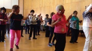 'Seniors dancing to Uptown  Funk'