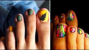 'Toe Nail Art Design Compilation 2020- Clean Toe Nail Perfectly'