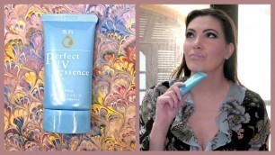 'Shiseido SENKA Perfect UV Essence SPF 50+ PA++++ Sunscreen Review'