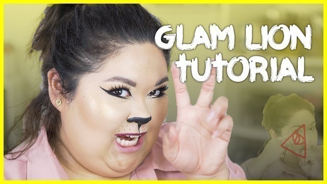 'Easy Halloween Glam Lion Makeup Tutorial'