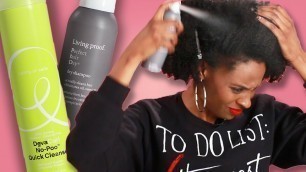 Women With Natural Hair Try Dry Shampoo