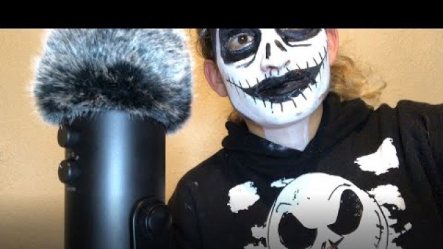 'Jack Skellington Makeup Look ASMR (Whispering)'