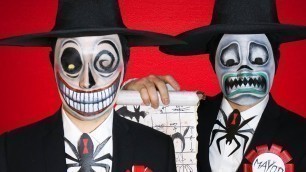 'The Mayor - Nightmare Before Christmas Makeup Tutorial! Two looks in one!'