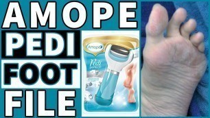 Amope Pedi Perfect Electronic Foot File With Diamond Crystals