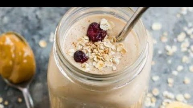 'Healthy Oats Smoothie for Breakfast| Vegan Recipe|Full of Protein|No Sugar|Weight Loss'