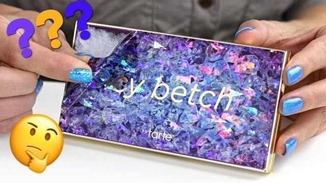'What\'s under the sticker?? Tarte Icy Betch Palette | THE MAKEUP BREAKUP'