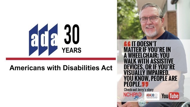 ADA 30: Jerry's Story