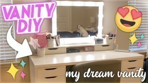 'FOLLOW ME AROUND | DIY IKEA VANITY'