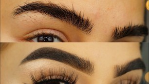 'THICK EYEBROWS Routine I Aylin Melisa'