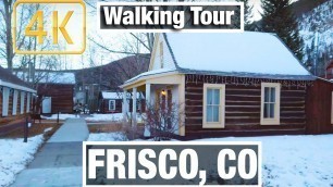 '4K City Walks: Frisco, Colorado Downtown City Tour - Virtual Walk beginner Treadmill workout Video'