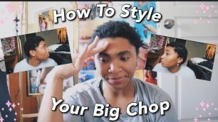 HOW I STYLE MY HAIR POST BIG CHOP!!!! | HOW TO DEFINE YOUR CURLS POST BIG CHOP!!!