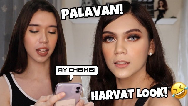 'PROM MAKEUP LOOK O HARVAT LOOK CHAAAR! + Q&A Ft. NIKHA LUSTADO || JanaRickaFerde'