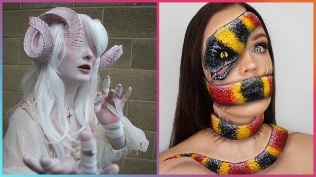 'Halloween Makeup Artist Who Are At Another Level ▶ 5'