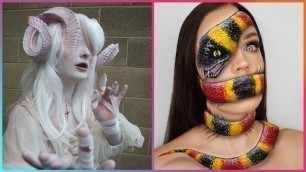 'Halloween Makeup Artist Who Are At Another Level ▶ 5'