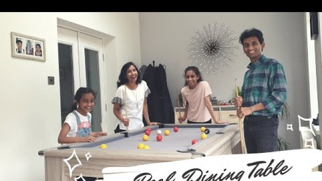 Pool Dining Table | Diningroom Vlog | Pool Table | Home Decorating Ideas