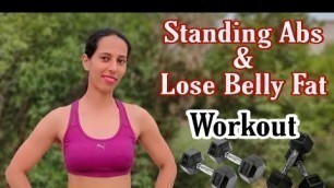 10 minutes Standing Abs Workout for beginners | Vaishali Gurjar | NHF#75