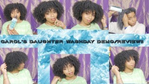 'carols daughter wash day review (washday delight, WATER TO FOAM SHAMPOO)....BE_DLIGHTFUL'