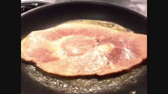 'Glazed Honey Ham Steak(Quick Meal)'