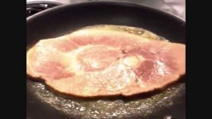 'Glazed Honey Ham Steak(Quick Meal)'
