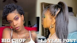 LETS TALK ABOUT MY NATURAL HAIR | 1.5 YEAR POST BIG CHOP