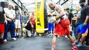 'Floyd Mayweather Media Workout | Tuesday, April 14th'