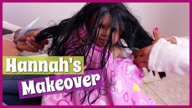 Fixing Old Dolls Hair | Meet Hannah | 18" doll hair care makeover cut style | BlueprintDIY Kids