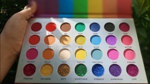 'Foo Faced Proud Eyeshadow Palette Review | Daraz Makeup | Affordable Eyeshadow Palette #Darazpk'