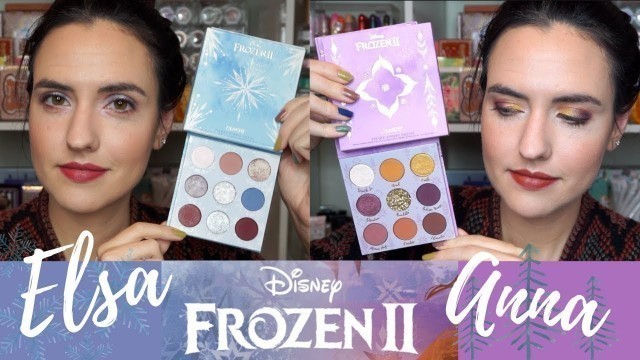 'ColourPop + Disney Frozen 2 Elsa and Anna Collections | Swatches of EVERYTHING + 2 Tutorials'