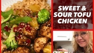 '• DANIEL FAST RECIPE-  SWEET & SOUR TOFU CHICKEN•'